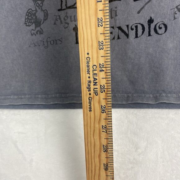 Harry Potter Univeral Studios Spell Shirt Adult Large Gray Short Sleeve Crewneck - Picture 8 of 9